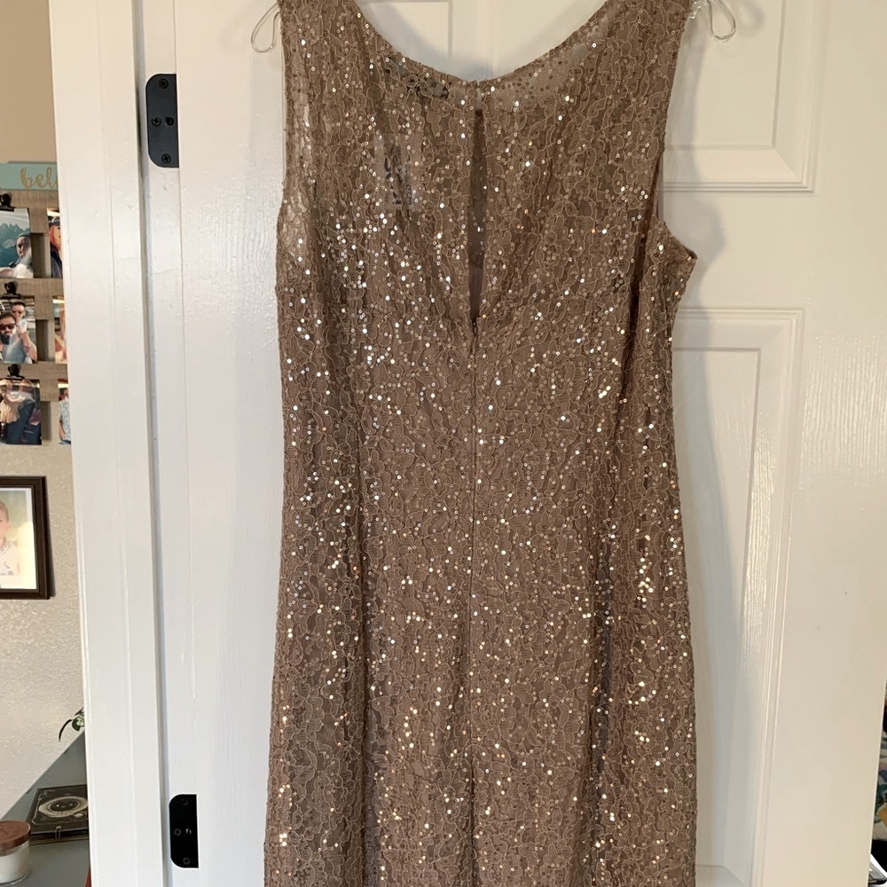 Sequin Lace Dress by Ignite Evenings - Picture 8 of 11